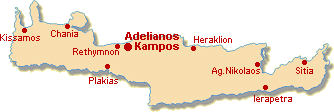 Adelianos Kampos: Lageplan